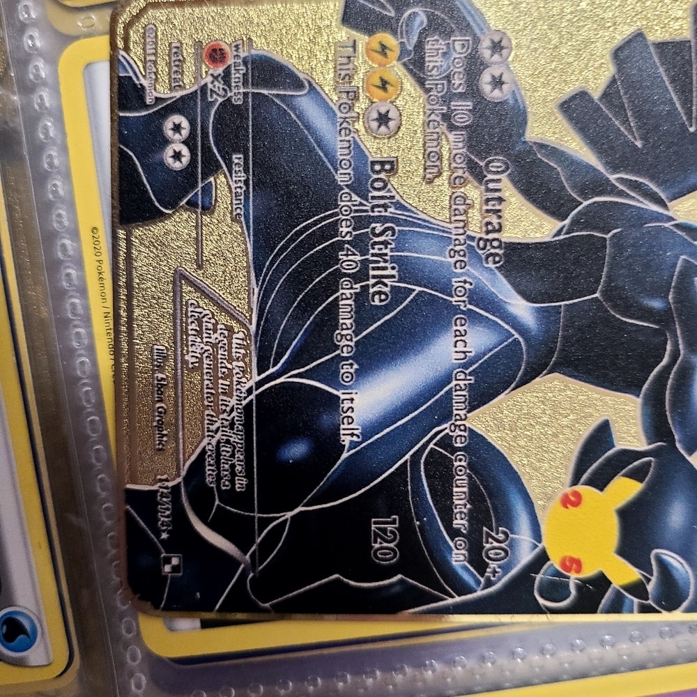 Zekrom (Metal Card) – Celebrations Ultra 114/114 - Picture 3 of 5